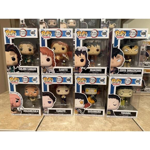 Funko Pop! Demon Slayer Previews Exclusive Wave III Of 8 Figures w/Protectors